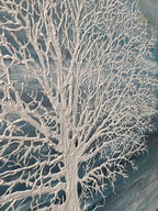 Yihui Arts Abstract Landscape Canvas Art Hand Painted 3D Tree Paintings - Image 3