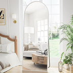 Arched Floor Mirror, Standing Mirror Hanging or Leaning, Body Mirrors - Image 2