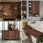 Walnut Wood Contact Papaer for Countertops Waterproof 24x197 inch Wood Peel and - Image 6
