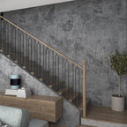 3yecao 31"×591" Extra Wide Thick Blue Grey Black Concrete Wallpaper Peel and - Image 7