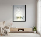 Floating Framed Zen Wall Art, Just Breathe Picture Poster - Image 5