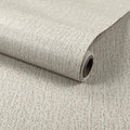 Gray Grasscloth Peel and Stick Wallpaper Renter Friendly Wall Covering Adhesive by MANONIRIA