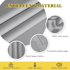 NICETOWN Room Darkening Short Curtain 54 inches Long - Image 2