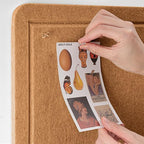Bulletin Board, 24 x 18 inches Felt Board Decorative Pin Board, Cork Board - Image 2