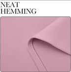 NICETOWN Blackout Curtains for Bedroom, Rouge Pink, 1 Pair, 42 by 45-inch - Image 6