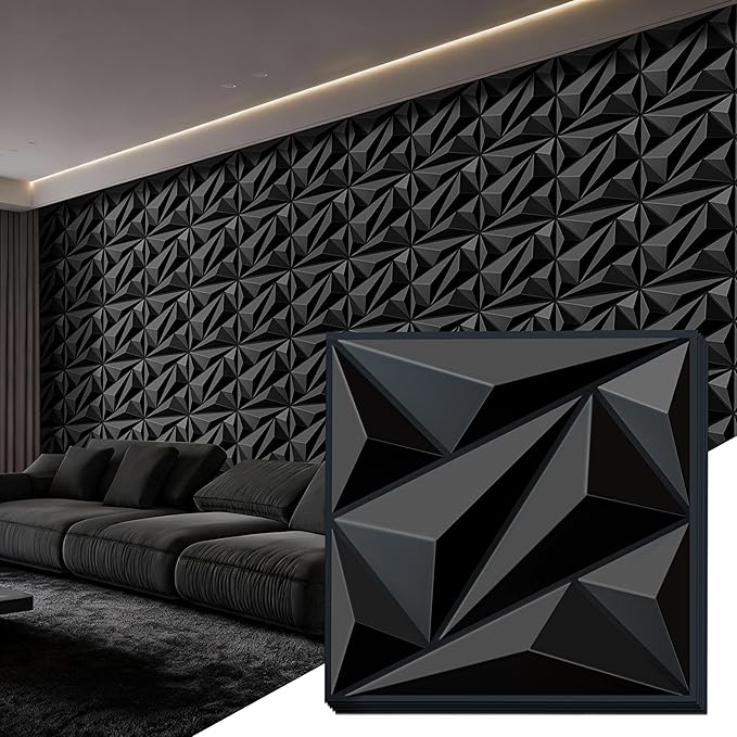 3D Wall Panel for Interior Wall Decor, PVC Wall Panels for Living Room Bedroom by janasse