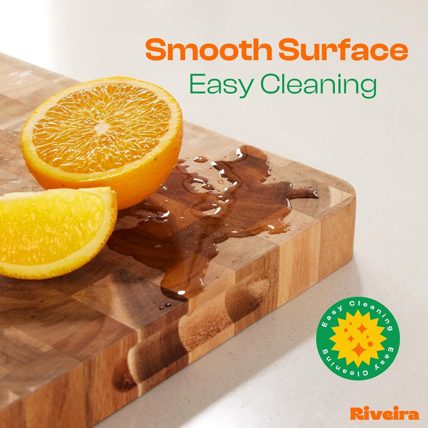 Riveira Acacia Wood Cutting Board – Gourmet Acacia Grandeur: 18 x 12 Wooden Cutting Board – Natural Wooden Cutting Boards For Kitchen Decorative – Innovative Juice Grooves Acacia Wooden Chopping Board