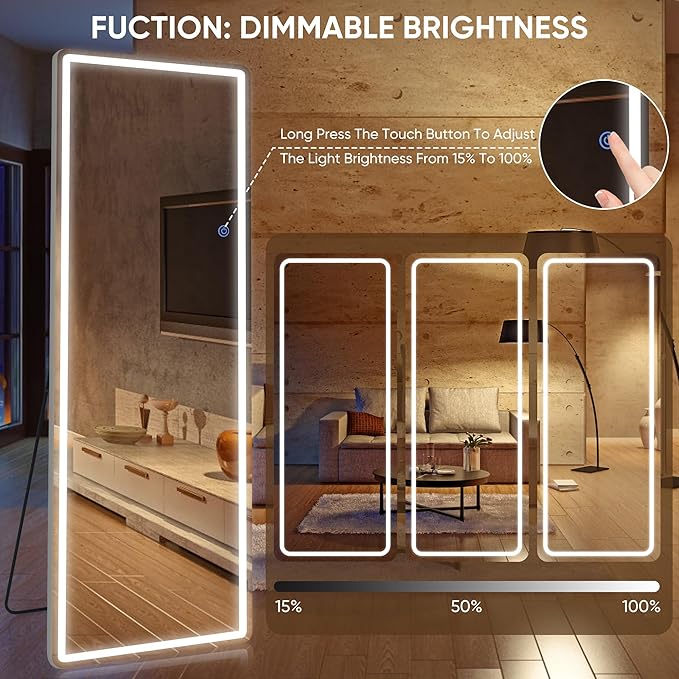 Antok LED Full Length Mirror - Image 6