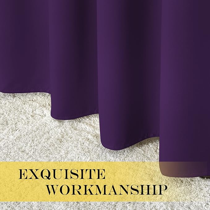 NICETOWN Room Darkening Short Curtain 54 inches Long - Image 5