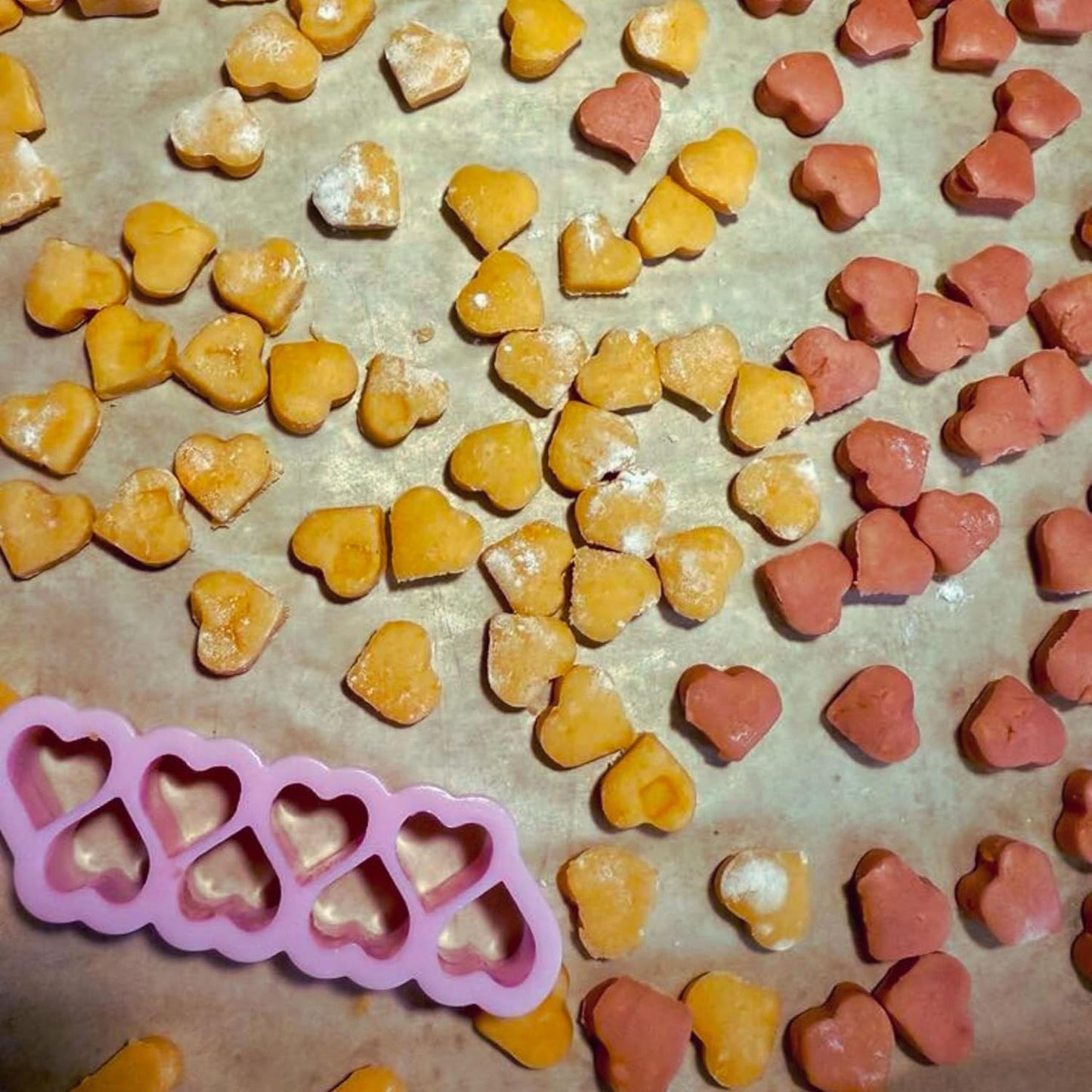 Pink Heart Cookie Cutter for Sourdough – Dishwasher Safe, Food-Grade, Mini Kids Snack Cutter, BPA-Free & Non-Toxic, Perfect for Fun Baking