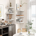 Square Floating Shelves for Wall 8"W x 8"D x 1.2"H, Small Engineered Wood Wall - Image 5