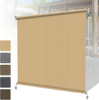 Shade&Beyond Custom Size Outdoor Roller Shades Cordless Patio Roll Up Blinds by ShadeBeyond