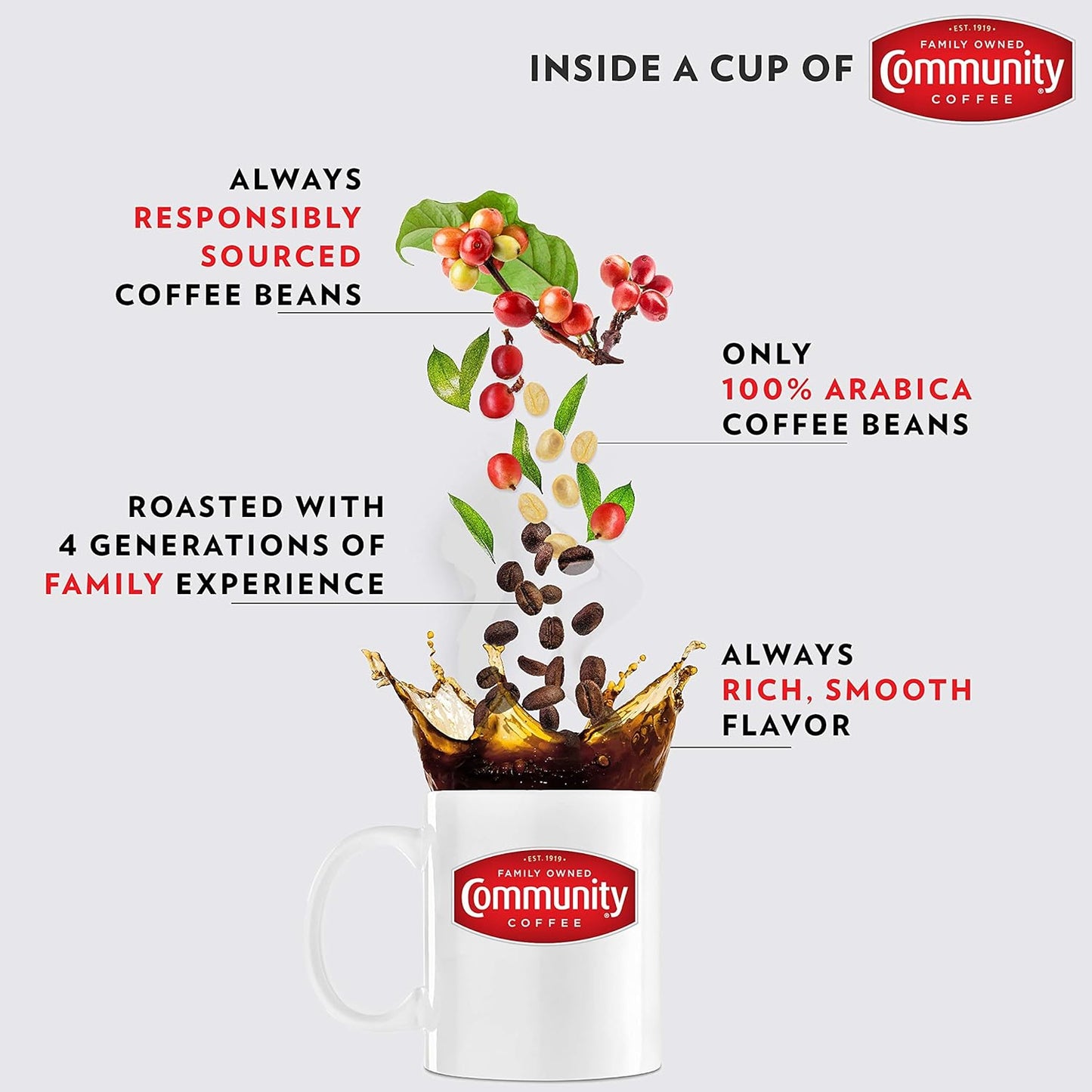 Community Coffee Mardi Gras King Cake Flavored 12 Count Coffee Pods, Medium Roast, Compatible with Keurig 2.0 K-Cup Brewers, 12 Count (Pack of1)