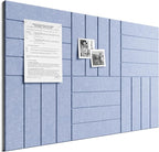 Bumusty Large Cork Board Alternative-36 x 24" Felt Bulletin Board Tiles by BUMUSTY