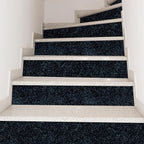 CHIHUT Black Blue Glitter Wallpaper Peel and Stick 15.7''x100'' Sparkle Glitter - Image 6