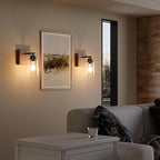 Battery Operated Wall Sconce Set of 2, Easy Install Dimmable Wireless Wall Lamps - Image 8