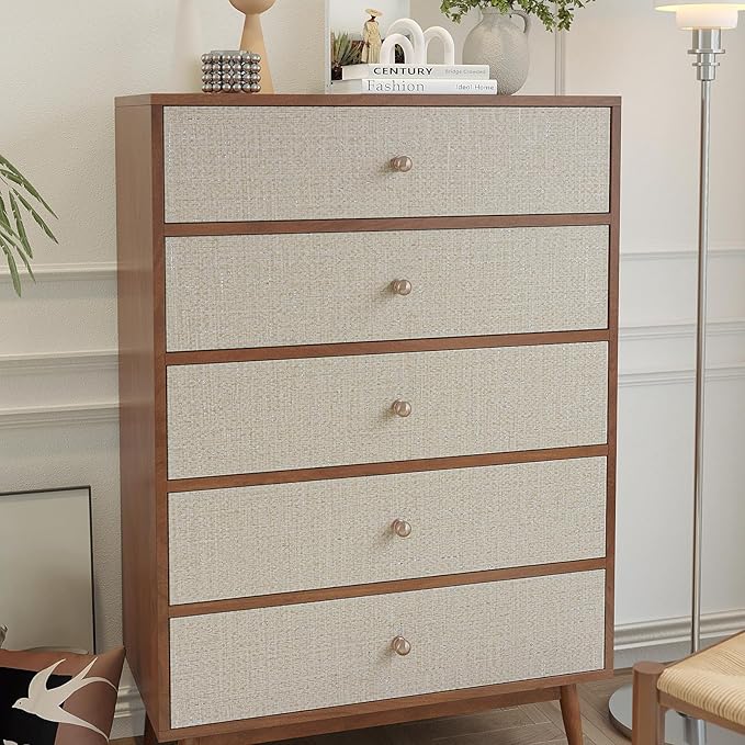 VEELIKE Beige Glasscloth Peel and Stick Wallpaper Textured 24''x118'' - Image 7