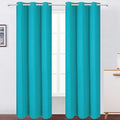 LEMOMO Teal Blackout Curtains/42 x 84 Inch/Set of 2 Panels Thermal Room by Lemomo