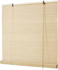 Bamboo Roller Blinds Shades, Outdoor Bamboo Roll Up, Vertical Lifting, by BAYUE
