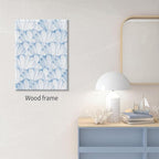Light Blue Shell Poster Vintage Coastal Cowgirl Wall Art Modern Fashion Preppy - Image 6