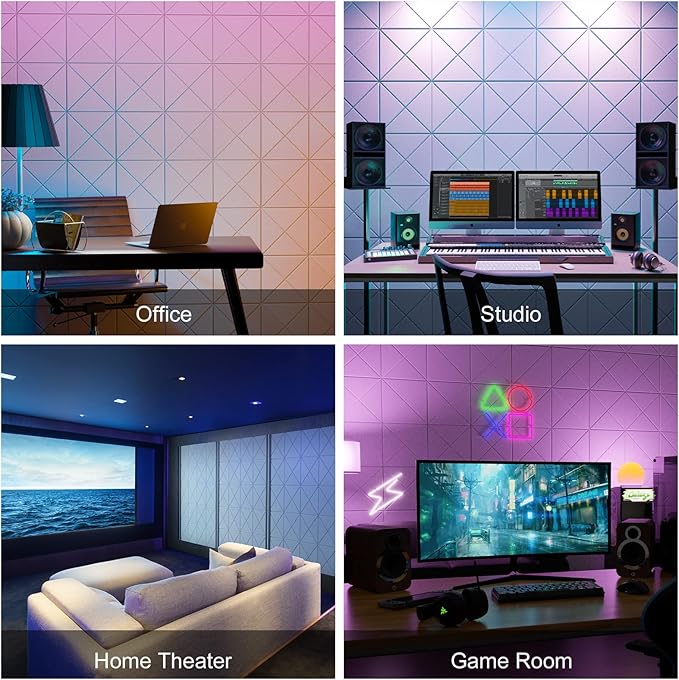 Sonicism 12 Pack X-Lined Acoustic Panels - Image 5