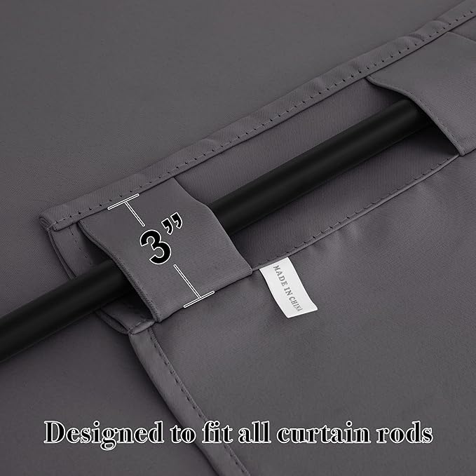 RYB HOME Small Window Curtains Blackout, Privacy Thermal Insulating Drapes - Image 5