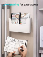 Wall Mount File Organizer Holder Mail Holder No Drilling Wall Pocket - Image 3
