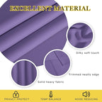 NICETOWN Lilac Purple Blackout Curtains 84 inch Length, Grommet Top Room - Image 2