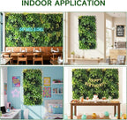 40" x 20" 3D Artificial Grass Wall Panel, UV Resistant Greenery Backdrop - Image 7