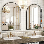 XRAMFY 30x38 Inch Arched Bathroom Mirror - Image 3