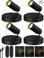EZVALO Spotlights Indoor with Remote, 5500mAh Rechargeable Picture Lights by EZVALO