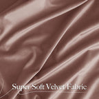 NICETOWN Dusty Pink Velvet Curtains 90 inches Long 2 Panels Set, Thermal - Image 6