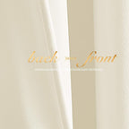 NICETOWN Ivory White Velvet Curtains Panel 72 inch Long 42 inch Wide, Luxury - Image 5