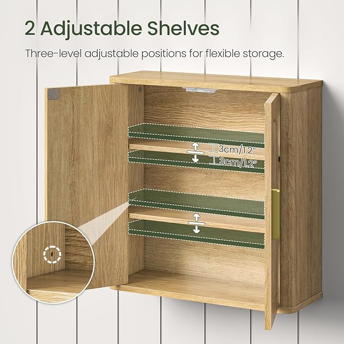 CHOEZON Bathroom Wall Cabinet, Bathroom Storage Cabinet, Medicine Cabinet - Image 5