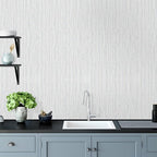 Beige Grey Grasscloth Peel and Stick Wallpaper 15.74" X 118.11" Boho Textured - Image 7