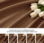 MIULEE Back Tab Blackout Curtains 120 Inch Long 2 Panels Set - Image 8