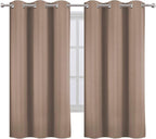 LEMOMO Cappuccino Thermal Blackout Curtains/38 x 63 Inch/Set of 2 Panels Room - Image 2