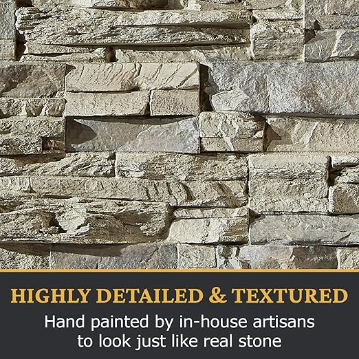 AZ Faux High-Density Polyurethane Faux Stone Interlocking Left Endcap - Image 6