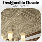 Art3d 12-Pack PVC Drop Ceiling Tiles, 2ft x 2ft - Image 5