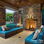 Ekena Millwork 49"W x 25 1/2"H x 1 1/4"D Acadia Ledge Stacked Stone, StoneWall - Image 16