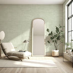 Amiya Grasscloth Wallpaper Sage Green Peel and Stick Faux Fabric Linen Contact - Image 3
