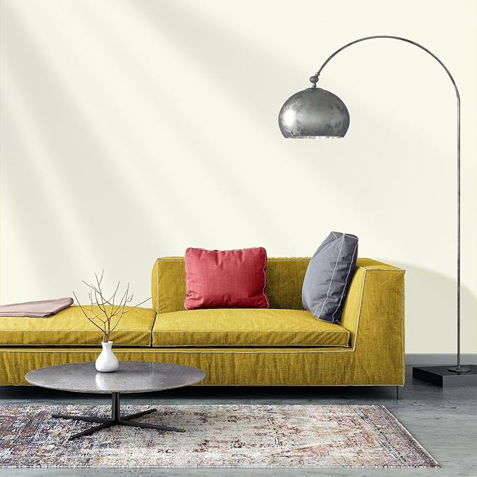Yancorp 24"x394"/32.8' Matte Beige Contact Papaer Peel and Stick Wallpaper - Image 5