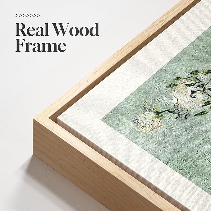 Framed Large Van Gogh Wall Art for Living Room, 3 Pieces Vintage Sage Green - Image 6