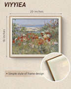 VIYYIEA Framed Wall Art for Living Room, Garden Canvas Prints, Vintage Home - Image 3