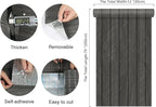 CHIHUT Charcoal Wood Panels for Wall 12"x79" Sound Absorbing Herringbone Wood - Image 8