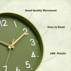 Mosewa Wall Clock 14 Inch, Battery Operated Non-Ticking Modern Analog Clock - Image 8