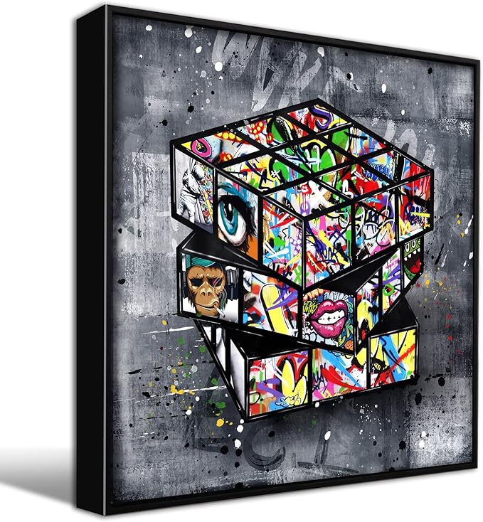 Banksy Wall-Art for Office by SIXTTARTCANVASWALLART