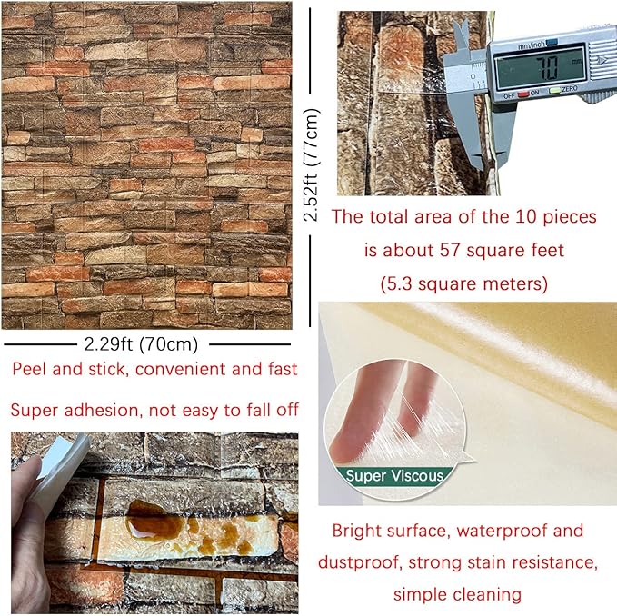 Yutianli 7mm Thick Anti-Collision self Adhesive 3D Wall Panels Peel and Stick - Image 5