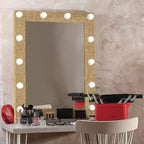 CRE8TIVE Champagne Gold Glitter Wallpaper Border Peel and Stick Wall Border - Image 5