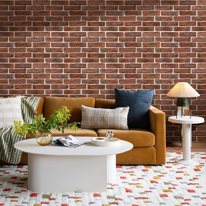 Commomy 3D Brick Wall Panels Peel and Stick - Image 8